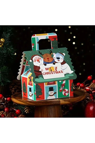 Kutumania عيد الميلاد منقوشة تحت عنوان السنة الجديدة - صندوق هدايا الحلوى وال...