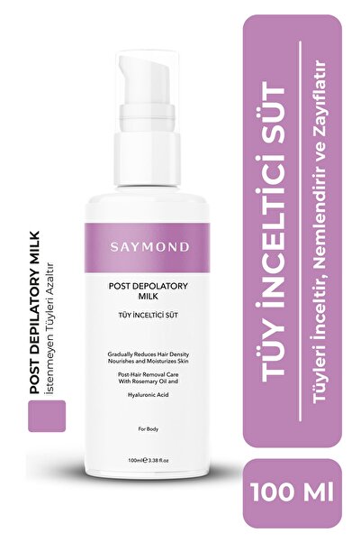 SAYMOND Tüy Inceltici Ve Nemlendirici Süt Isırgan Otu & Hyaluronik Asit Özlü ...