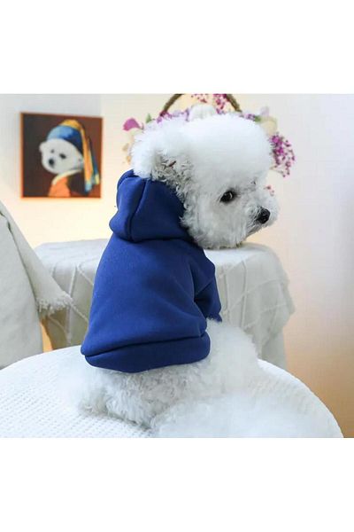 PetiliDünya Basic Hooded Sweatshirt - Cat and Dog Outfit
