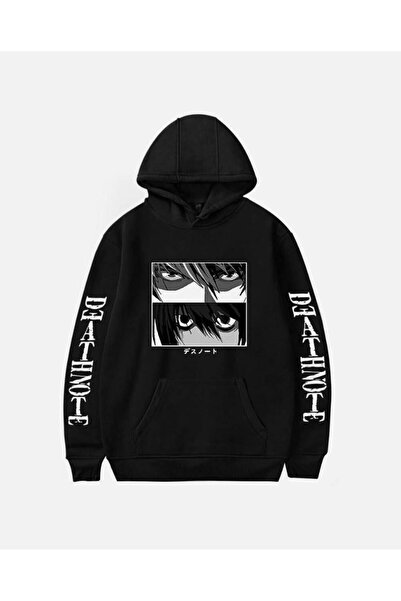 Vordevia Hanorac și hanorac cu glugă unisex Death Note - Imprimat cu 3 fire