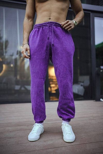 İLKCET MODA Oversize Washed Basic αθλητική φόρμα κάτω