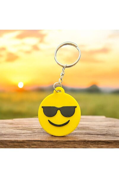 YaspeCraft Havalı Surat Emojili Anahtarlık