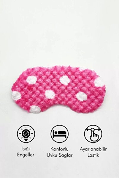 little Luv Çocuklar İçin Puantiyeli Peluş Uyku Bandı