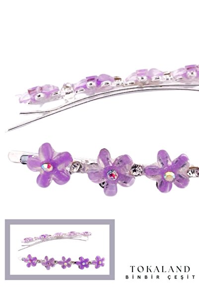 TOKALAND Papatya Tel Toka 2 Adet - Yeni Sezon Kaliteli Kullanışlı Tel Toka - ...