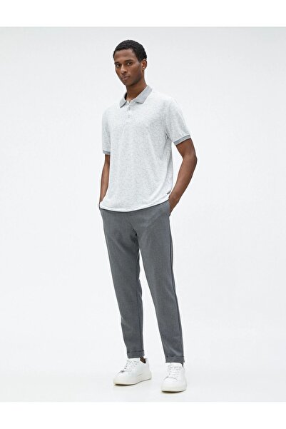 Koton Men's Polo Neck T-Shirt