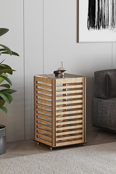 messer Meşe Solis Sehpa Lambader