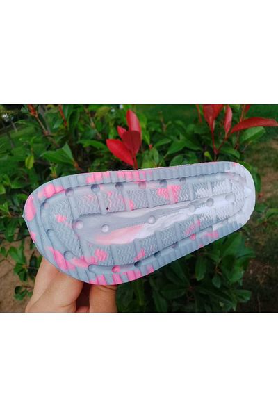 AYFOX Eva Children's Slippers Double Buckle Daily Home Bathroom Beach Slippers Open Front Children's Slippers