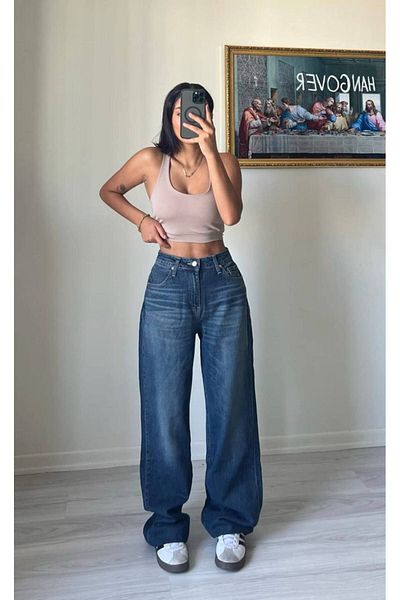 DENİKK Trend Special Design - Φαρδύ τζιν παντελόνι