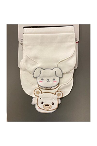 PİLEKİ BABY 2 Adet %100 Pamuk Penye Kumaş Bebek Yenidoğan Ihtiyaç Sırt Ve Ter...