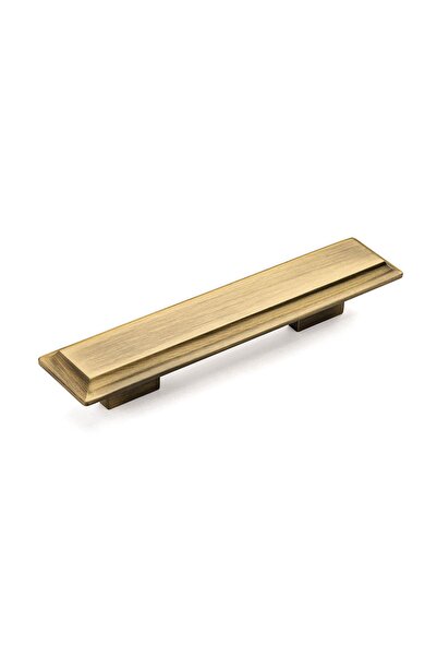 System 9084 Line-Çizgili Kulp Antik Renk Tek Adet 96 mm