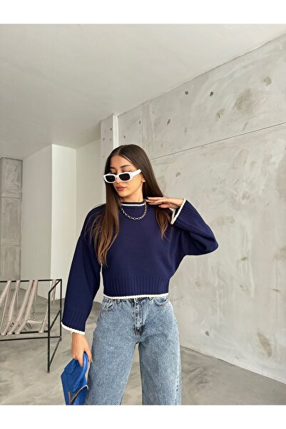 charm butik PULOVER DE BAZĂ CU TEXTURA MOALE DE FEMEIE