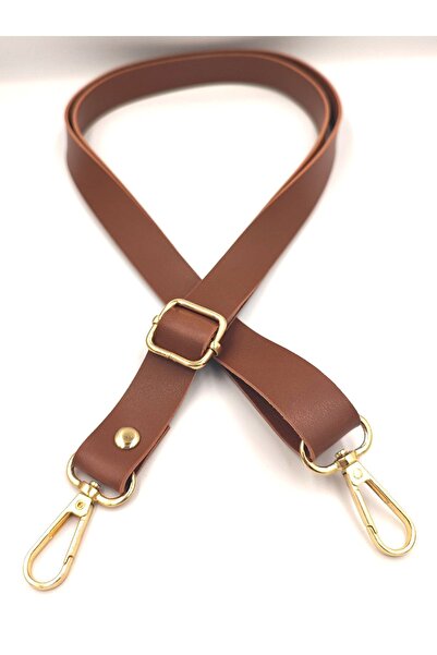 Obenim store Ayarlanabilir Suni Deri, Gold Metal Aksesuarlı Çanta Askısı 2cm ...