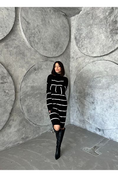 NATUFIAN STORE Rochie de damă cu dungi lungi