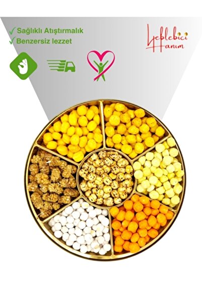 LEBLEBİCİ HANIM Çorum'un Enfes Lezzeti – Karışık Tuzlu Leblebi Seti 400 gr Geleneksel & Taze