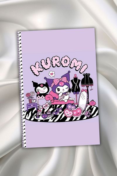 daily notebook 64 Pages Kuromi Lined A5 School Notebook