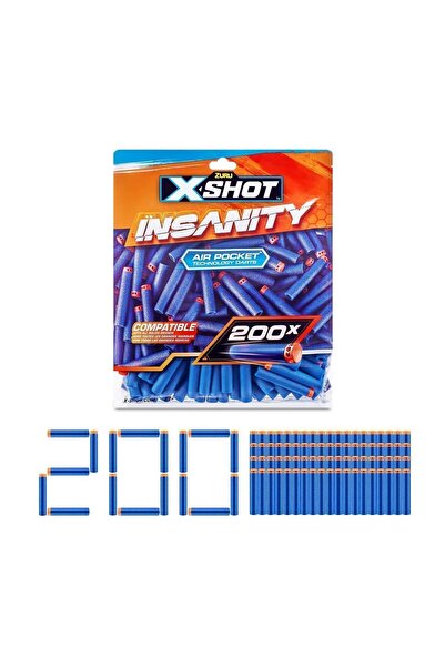 X-Shot جنون يديك دارتلار (200'lü paket)