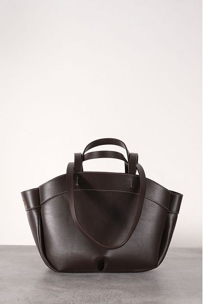 Çantacımstore Καφέ Δερμάτινη Γυναικεία Τσάντα Tote - Μοντέλο 2109