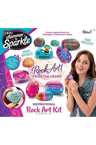Shimmer N Sparkle Inspirational Rock Art