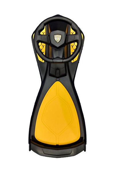 Lamborghini Swing Car Ride On with Lights and Sounds -Black