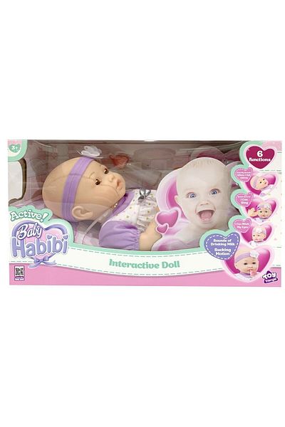 Baby Habibi Doll Interactive Doll 16inch - Active
