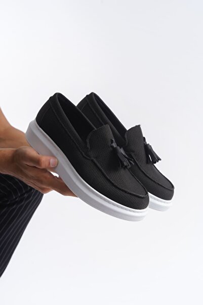 BZ Moda B154 BT - Ανδρικά κλασικά παπούτσια με ορθοπεδική σόλα μαύρα λινά