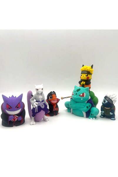 Neptune Pokemon X Naruto Figür Seti