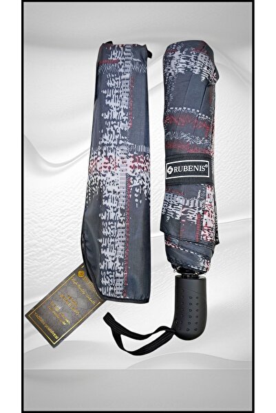 Rubenis Kaliteli 3 Kırmalı 10 Telli Otomatik Açılır Şemsiye