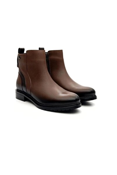 Venüs 20740K Γυναικείες μπότες casual από γνήσιο δέρμα με φερμουάρ