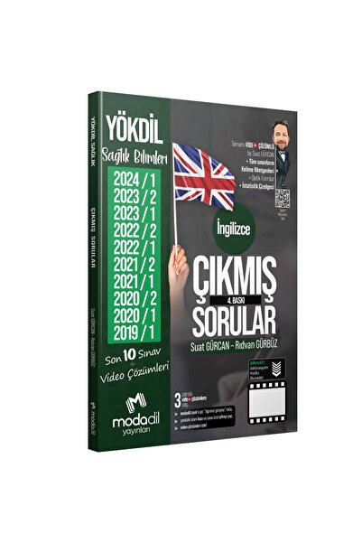 Modadil Yayınları Modadil YÖKDİL Sağlık Bilimleri İngilizce Çıkmış Sorular - ...