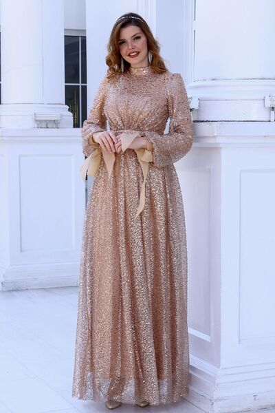 FUVAL MODA فستان سهرة حجاب - Merve