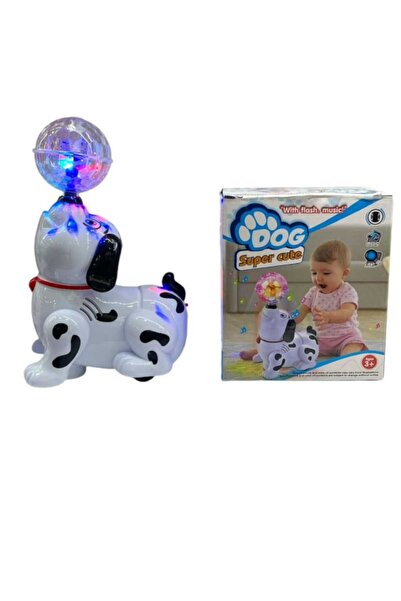 Ailenizin Oyuncakçısı PİLLİ TOP ÇEVİREN KÖPEK SESLİ IŞIKLI HAREKETLİ