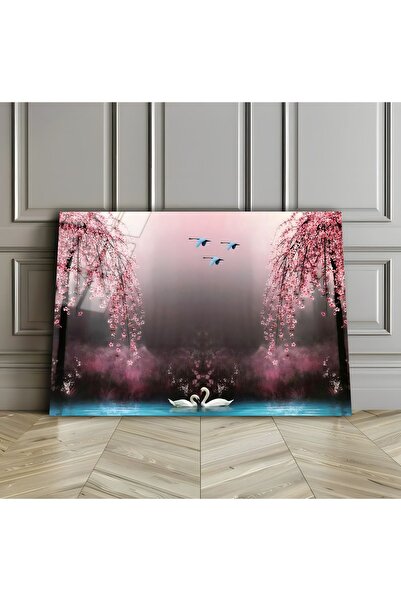 Harikabirev HARİKABİREV | STICLA INERABLE (TEMPERATA) TABLA DE LEAGAN ROZ-ALB...