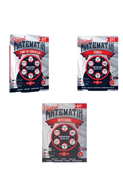Palme Yayınevi orijinal limit ve süreklilik türev ve integral fasikül set