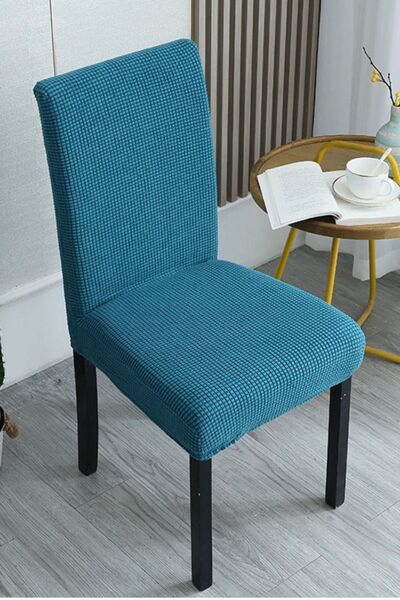 intil Sandalye Kılıfı Sandalye Örtüsü Yıkanabilir Esnek Lastikli Likralı Sandalye Kılıfı Chair Cover