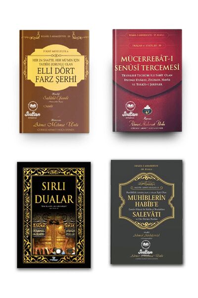 Cübbeli Ahmet Hoca Yayıncılık Sırlı Dualar Ellidört Farz Zikir 4 Kitap Seti