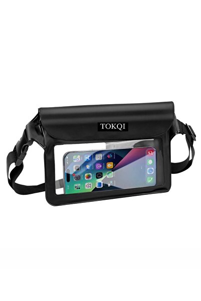 TOKQI su geçirmez telefon kılıfı Fanny paketi yüzer kuru çanta yüzme bel çant...