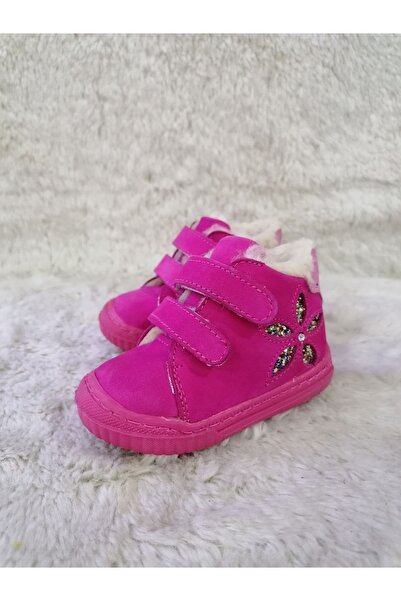 Özgür Kids HAKİKİ DERİ İÇİ YÜNLÜ KIZ BEBEK İLKADIM BOT.