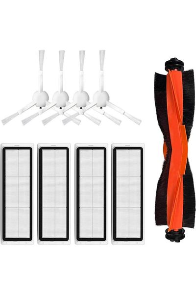 Ozemtek Dreame L10S - Xiaomi S10 X10 X20 Compatible, New Generation Main Brush Hepa Filter Set - 9 Pieces