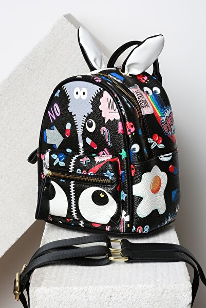 DUYGUSHOESBAG Imported Colorful Women's Midi Backpack