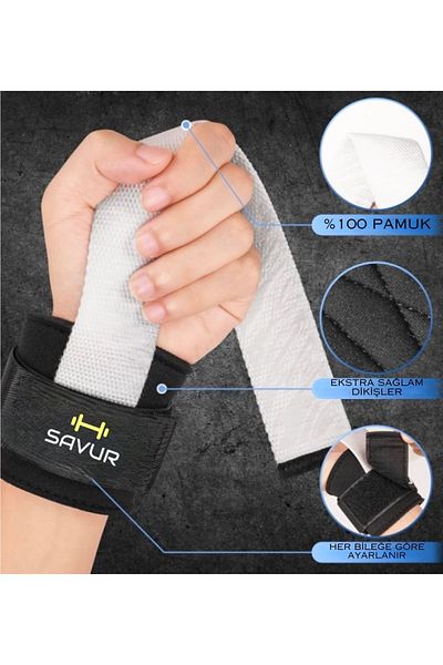 SAVUR Fitness Wrist Strap - Slide and Weight Strap