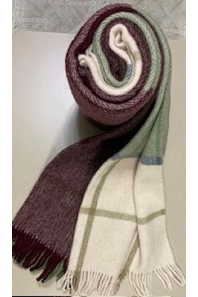 GENÇEV HOME COLLECTİONS Gençev Home & Selin - Scotch Wool Wool Blanket, Oversize