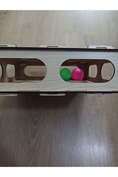 Şirin Lazer Wooden Mdf Ping Pong Bulk Geometric Shaped Cat Toy Box