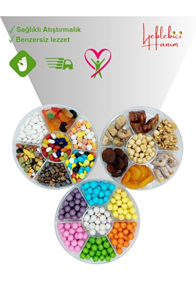 LEBLEBİCİ HANIM Özel Serisi Lüks Lezzet Paketi Üçlü Set 1800 gr