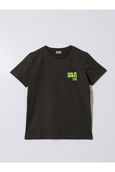 Mışıl Kids Тениска за момче - LEVEL UP щампа