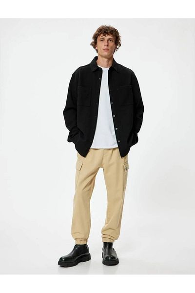 Koton Men's Canvas Trousers