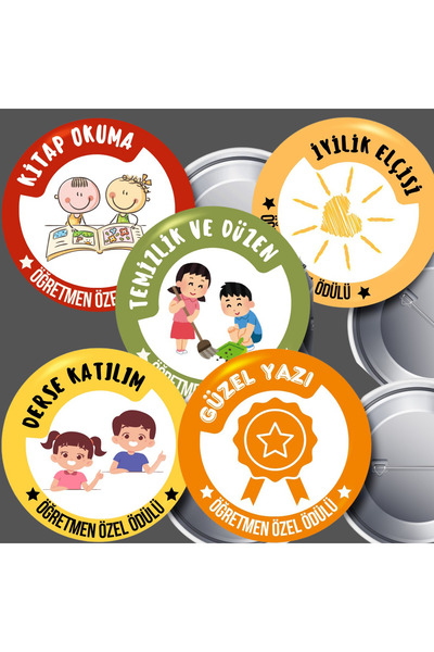 DeBu Tasarım 30 Adet Derse Katılım Temizlik ve Düzen Kitap Okuma Güzel Yazı İ...