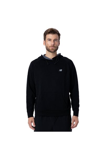 New Balance Μαύρο φούτερ Unisex Lifestyle - Mnh3224-bk