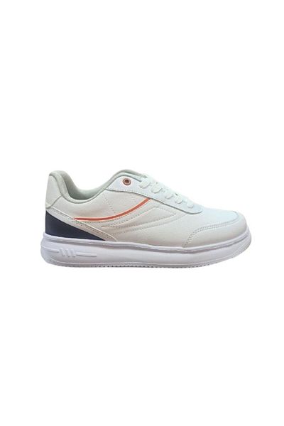 M.P. Σ.π. 231-1087 Ανδρικά παπούτσια sneaker σε λευκό-πορτοκαλί χρώμα