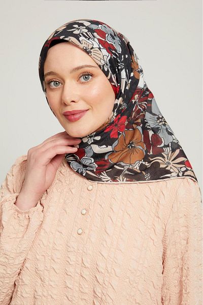 Levidor Βαμβακερό αθλητικό κασκόλ Claret Red - 90163-12