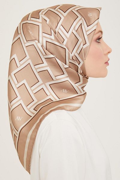 Armine Μεταξωτό Φουλάρι 2024 Καλοκαίρι - 9132-02 Twill